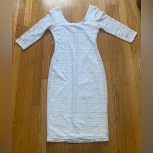 Fire Los Angeles White 3/4 Sleeve Dress